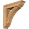 Ekena Millwork Thorton Traditional Rough Sawn Bracket w/ Offset Brace, Western Red Cedar, 8"W x 32"D x 32"H BKT0806X32X32THR01RWR - alternate 1